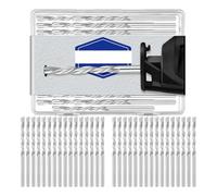 Cpolebev 50 Piezas de Brocas para Paneles Yeso, Brocas de Corte con Punta de en Espiral 1/8 Pulgada, Herramientas de Punta Guía para Paneles de Yeso, para Uso con en Espiral