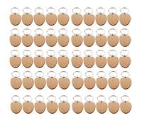Cpolebev 50 Piezas de de Madera en en Forma de CorazóN, Etiqueta de de Madera DIY, Accesorios de Madera AntipéRdida, Etiquetas Que Pueden Grabar Regalos DIY