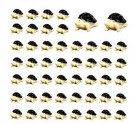 Cpolebev 50 Piezas Mini Figuras de Animales Miniaturas de Animales Pequeños de Resina Miniatura de Animales Salvajes (Tortuga)