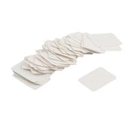 Cpolebev 50 Piezas PequeñAs Tarjetas de ExhibicióN de Aretes de Oreja de Papel Kraft en Tarjetas de Etiqueta de Precio Soporte de Tarjetas de JoyeríA, 3.5 X 2.5Cm ()