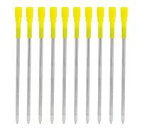 Cpolebev 50 Piezas Repuestos de Reemplazo de BolíGrafo de y Azul de 3,2 Pulgadas Recambios de BolíGrafo de Escritura Suave para BolíGrafo de Diamante de Cristal Grande