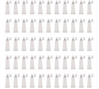 Cpolebev 50 Piezas Tubos de Brillo Labial 10Ml Tubos de Relleno de LocióN VacíA Tubos de CompresióN Suave para Botella de DistribucióN de Viaje DIY