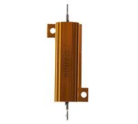 Cpolebev 50 vatios 8 ohmios 5% Resistencia de potencia de bobina de cascara de aluminio Tono de