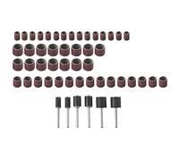 Cpolebev 51 Piezas Kit De Lijado De Tambor Enorme - Se Adapta A para - Incluye Mandriles De Tambor De Goma - 1/2, 3/8 Y 1/4 Pulgada
