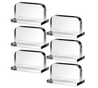 Cpolebev 6 Manijas Transparentes para Tapa de Acuario, Manija de Cubierta para Acuario, Reemplazo de Manija de Tapa para Pecera
