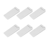 Cpolebev 6 Piezas Cuña De La Puerta Goma, De Puerta,Soportes De Puerta Apilables Y Antideslizantes De Carga Pesada, Ajustable Y Agarre Fuerte En Baldosas,Cemento Y Piso Laminado