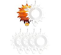 Cpolebev 6 Piezas de 10 Pulgadas de SublimacióN en para DecoracióN de Interiores y Exteriores, Perfectas para Regalo de Mujeres, MamáS y Esposas