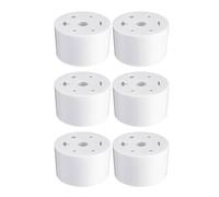 Cpolebev 6 Piezas de Insertos de Florero para Tumba de Cementerio, Soporte de Plástico para Flores de Cementerio con Cementerio Cilíndrico Reutilizable de 7 Orificios