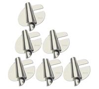 Cpolebev 6 Uds. Prensatelas para Dobladillo Enrollado de Costura, 3Mm-8Mm 6 TamañOs de Prensatelas para MáQuina de Coser Prensatelas para Dobladillo