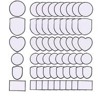 Cpolebev 60 Piezas Parches en para SublimacióN, Parches Tela para Planchar, Parches en para ReparacióN Parches en para DIY Sombreros, Camisas, Suministros para Zapatos