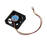 Cpolebev 60mm x 60mm x 15mm 3 Ventilador y Protectores de Metal para los Dedos