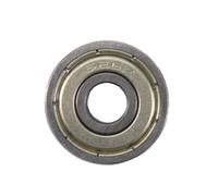 Cpolebev 626Z doble sellado rodamientos de Bola 6x19x6mm acero al carbono Plata