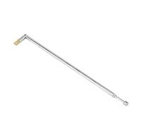 Cpolebev 62cm 4 Secciones Antena telescopica de TV Radio Am FM Control de Radio