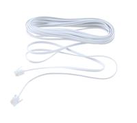 Cpolebev 6P2C RJ11 Macho a Macho Enchufe Cable de LíNea TelefóNica Cable 5M