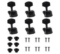 Cpolebev 6Pcs Clavijas de AfinacióN de Cuerdas Sintonizadores de Cabezales de MáQuina SustitucióN de Piezas de Guitarra AcúStica EléCtrica una Mano Derecha