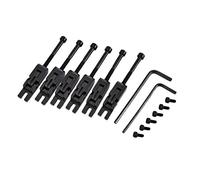 Cpolebev 6Pcs Sillas de Montar con Cuerdas de Guitarra MetáLica para Piezas de Puente de TréMolo Floyd-Rose