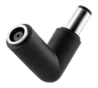 Cpolebev 7.4X5.0 Cabeza Recta a 7.4X5.0 Codo Conector Conversor Adaptador Cargador De Potencia DC para 7.4X5.0 a 7.4X5.0Mm