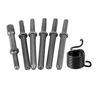 Cpolebev 7 Piezas Kit De Herramientas Martillo De Remache De Aire Neumatico De Suavidad Carga Pesada Grande