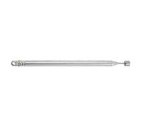 Cpolebev 7 Secciones Antena telescopica aereo 66 cm Longitud para Am Radio FM TV