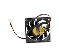Cpolebev 70x70mm 12V 3- Ventilador de enfriamiento Enfriador sin Cepillo DC CPU Caja de computadora PC Negro