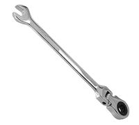 Cpolebev 7mm Llave inglesa de accion de trinquete de cabeza flexible Llave Herramienta de tuerca