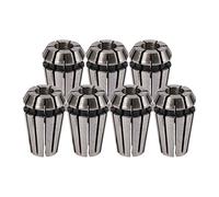 Cpolebev 7pzs 1-7mm ER11 Mandril pinza Soporte de broca herramienta Pinza de resorte para maquina de grabado CNC y herramienta de torno de fresado