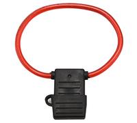 Cpolebev 8 AWG Gauge MAXI Blade Fuse Holder Cable en LíNea 12-24V Volt Waterproof + 40A Fuse