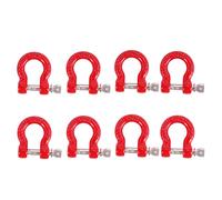 Cpolebev 8 Piezas de Metal Delantero Parachoques Trasero Remolque Gancho Grillete Gancho de Rescate para 1/10 RC Rock Crawler Coche TRX4-4 SCX10