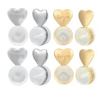 Cpolebev 8 Piezas de Respaldos de Aretes para Orejas Caídas, Reemplazos de Respaldos de Aretes para Aretes Pesados, +Plata