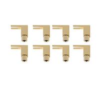 Cpolebev 8 Piezas En Total Enchufe de Adaptador de Plátano A Pala de Alta Gama/Conector del Cable del Altavoz [Wy-Yp01-8 / Spade de L / 8]