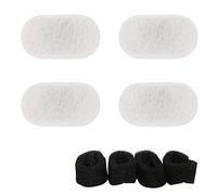 Cpolebev 8 Piezas Filtros de Fuente de Agua para Gatos Reemplazo de Filtro de Fuente de Perro para Fuente de Agua para Mascotas de 67 Oz / 2 L de Acero Inoxidable