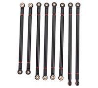 Cpolebev 8 Piezas/Lote Metal Barra de Enlace 313MM Traje de Distancia Entre Ejes para Axial SCX10 1/10 RC Crawler Piezas de AutomóVil