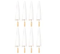 Cpolebev 8 Piezas Sombrilla de Papel Paraguas de Boda Favor de Fiesta Paraguas de Bambú de 60 cm para Centros de Mesa de Despedida de Soltera Accesorios Fotográficos