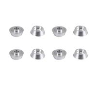 Cpolebev 8 Piezas Soporte de Arandela de Ajuste de Junta de Tornillo de Biela de Metal para C14 C24 C34 C44 MN D90 D91 D99S RC Car, Plata
