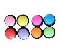 Cpolebev 8 Piezas Squeeze Sound Box Music Box BotóN de Sonido de Voz Grabable Suministros para Fiestas BotóN de ComunicacióN Buzzer Sounding Box