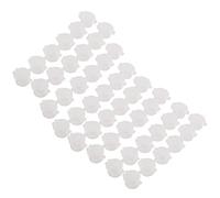 Cpolebev 8 Tiras / 48 Macetas 3Ml Tiras de Pintura VacíAs Macetas de PláStico para Aulas Escuelas Pintura Manualidades Suministros