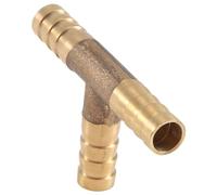 Cpolebev 8Mm en Forma de T Aire Gas Combustible Agua Gasolina Manguera Conector de TuberíA Conector