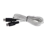Cpolebev 9.8FT Midi Macho a Macho DIN 5-Pin Conector de Cable de ExtensióN de Instrumento de MúSica