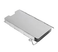 Cpolebev 9 Placas Pantallas de de Viento de Estufa de Gas de Cocina Coccion Cmping Al Aire Libre Plegable