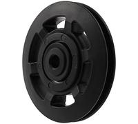 Cpolebev 95mm Negro Cable Rueda polea del cojinete Pierza Equipo de Gimnasia Resistente al Desgaste