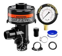 Cpolebev 98209800 Manómetro de Filtro de Piscina, Válvula de Liberación de Válvula de Purga Manual para Filtros de Piscina y Spa 98209803