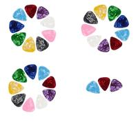 Cpolebev A 30 PúAs de Guitarra, PúAs de Guitarra de Celuloide, 0,46 0,71 0,96 Mm, SensacióN CóModa y Colorida