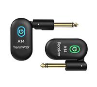 Cpolebev A14 Transmisión Inalámbrica Guitarra Bajo Eléctrico Blowpipe 2.4 Receptor Transmisor 6.35 de Transmisión Transceptor