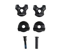 Cpolebev Abrazadera de Tija de SillíN de Bicicleta para Adaptador de Rieles de SillíN de Carbono 7X9 mm Tubo de Tija de SillíN de Bicicleta Clips Ovalados/Redondos Accesorios de Ciclismo