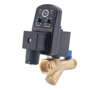 Cpolebev AC 220V 1/2 Pulg. Temporizador ElectróNico 2 VíAs Compresor de Aire Tanque de Gas VáLvula de Drenaje AutomáTica