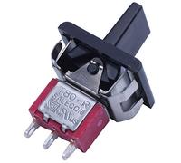 Cpolebev AC 250V / 3A 125V / 5A MomentáNeo SPDT 3 Posiciones Interruptor de Palanca T80-R