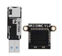 Cpolebev Accesorio para Impresoras 3D Máquina de Impresión Rápida Tarjeta de Expansión de Memoria MKS EMMC 32G MKS EMMC-Adapter V2 Lector de Tarjetas