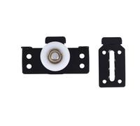 Cpolebev Accesorios De Hardware 2 Piezas Puerta Corredera Armario Poleas Puerta De Madera Puerta Corrediza Ruedas Colgantes Pequeñas Ruedas De Puerta Corredera Silenciosa