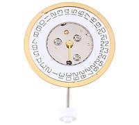 Cpolebev Accesorios de Reloj de Movimiento de Cuarzo 6 Joyas para Reloj de Movimiento ISA 220 Fecha una Las 3 en Punto Reemplazo de Movimiento de Calendario úNico