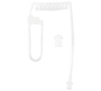 Cpolebev Accesorios para Auriculares Transparente Bobina acustica de Tubo de Aire para Auriculares de Radio de Dos vias Walkie Talkie Accesorios para Auriculares